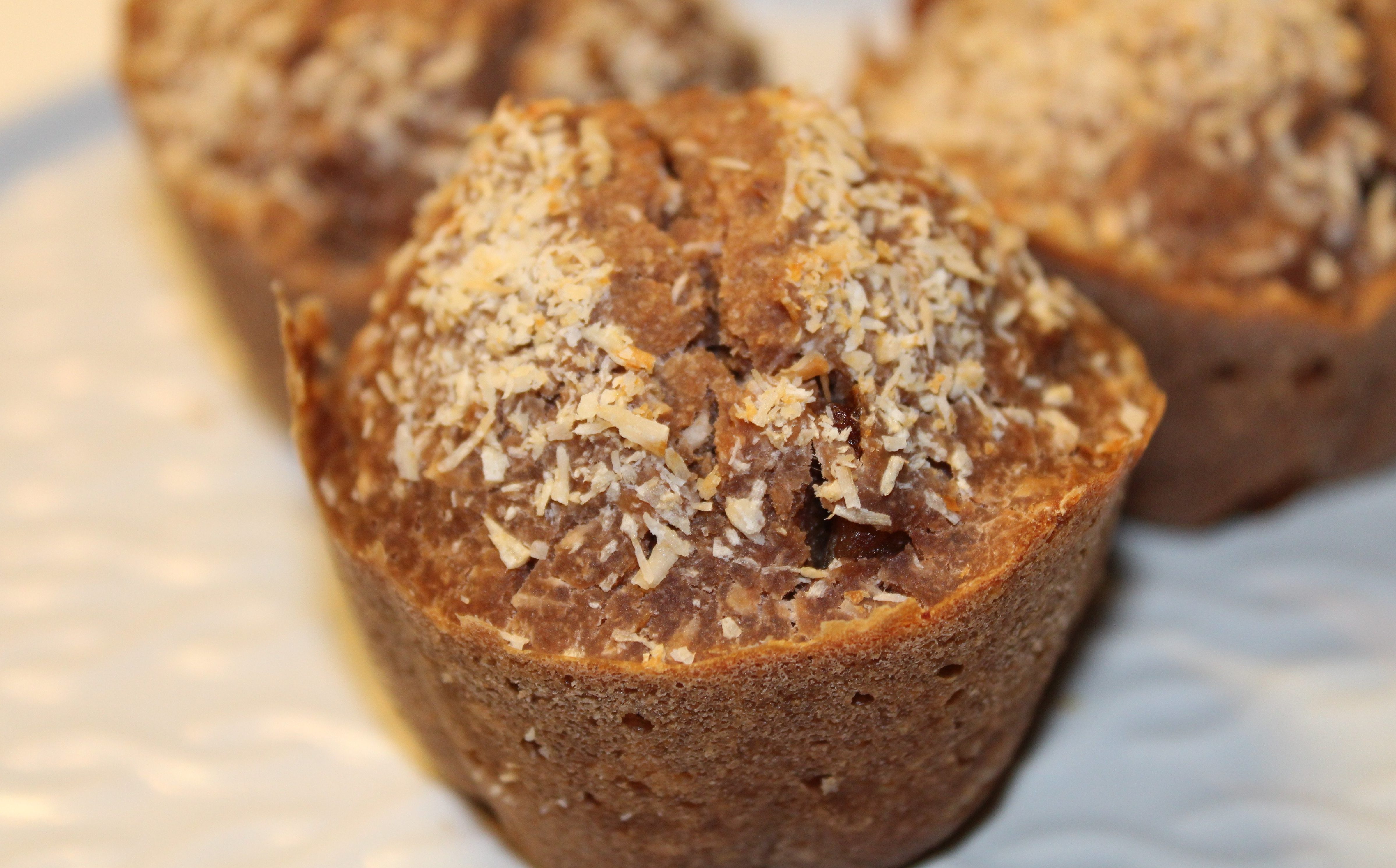 muffin al cocco colazione